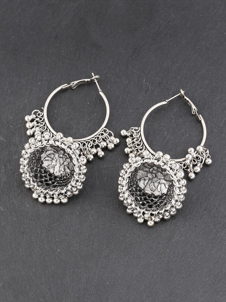 Retro Vintage Fashion Earrings detail photo 3 - Earrings at ShopKaar