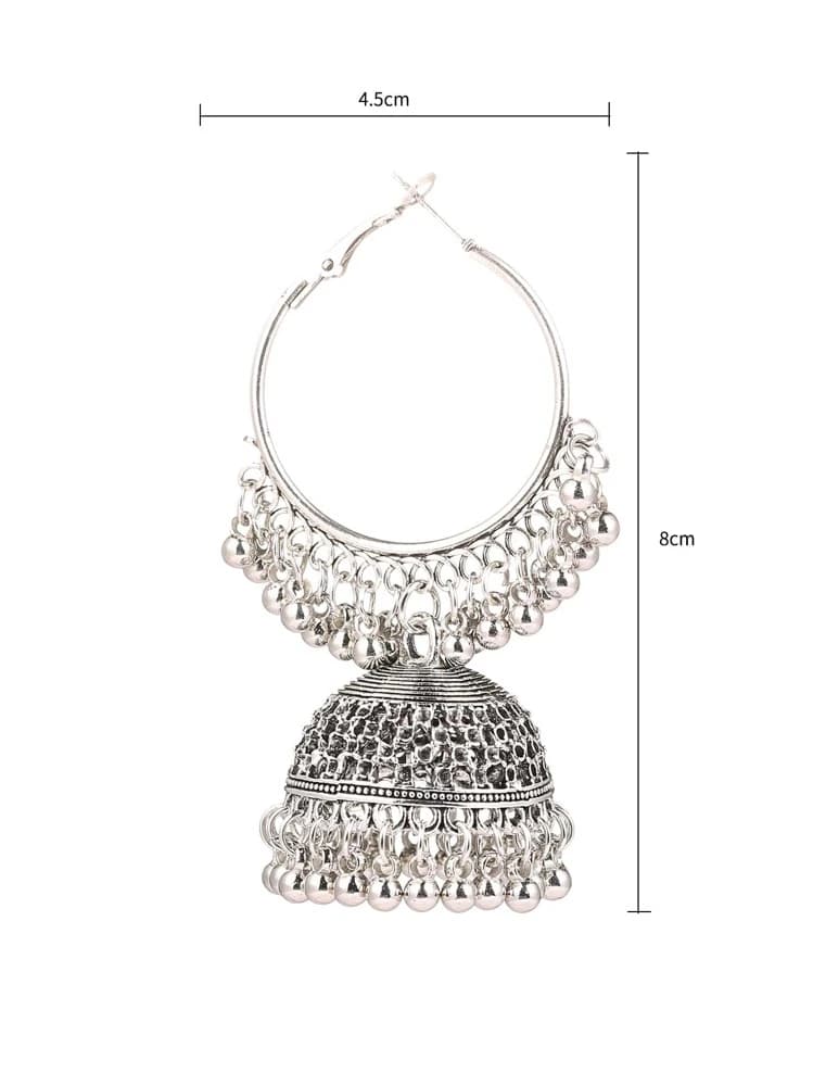 Retro Vintage Fashion Earrings detail photo 4 - Earrings at ShopKaar