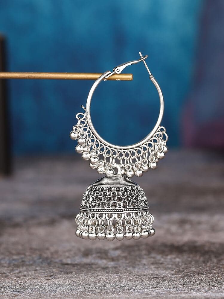 Retro Vintage Fashion Earrings detail photo 5 - Earrings at ShopKaar