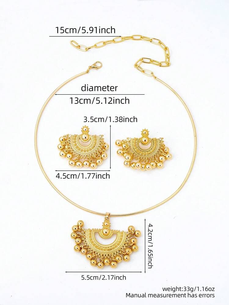 Bohemian Fan Tassel Drop Earrings detail photo 11 - Earrings at ShopKaar