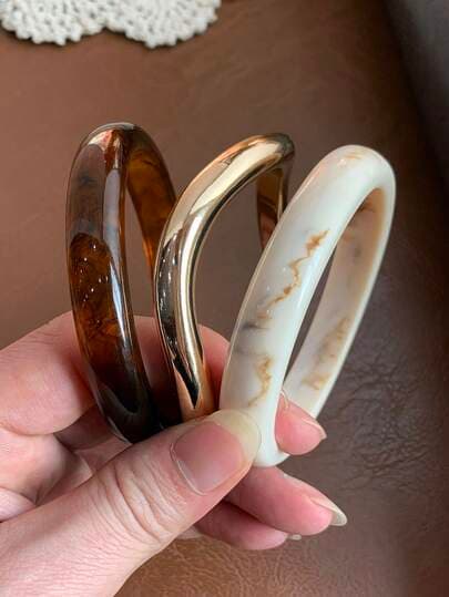 Vintage Boho Brown Bracelet Set - 3pcs main product photo - Bracelets at ShopKaar