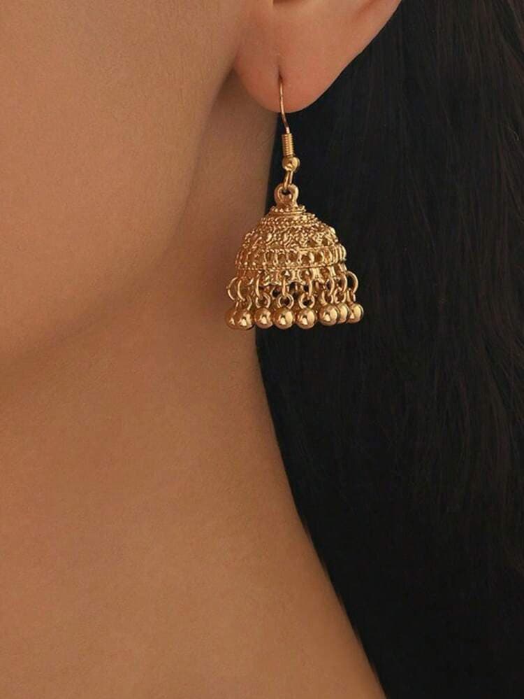Bohemian Tassel Drop Earrings detail photo 7 - Earrings at ShopKaar