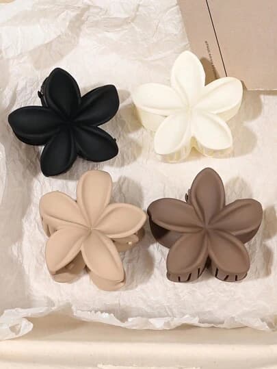 Daisy Flower Mini Hair Claw Clips - 4pcs main product photo - Hair Clips at ShopKaar