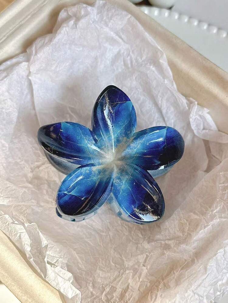Tie Dye Marble Water Wave Hair Clips - 3pcs detail photo 7 - Hair Clips at ShopKaar