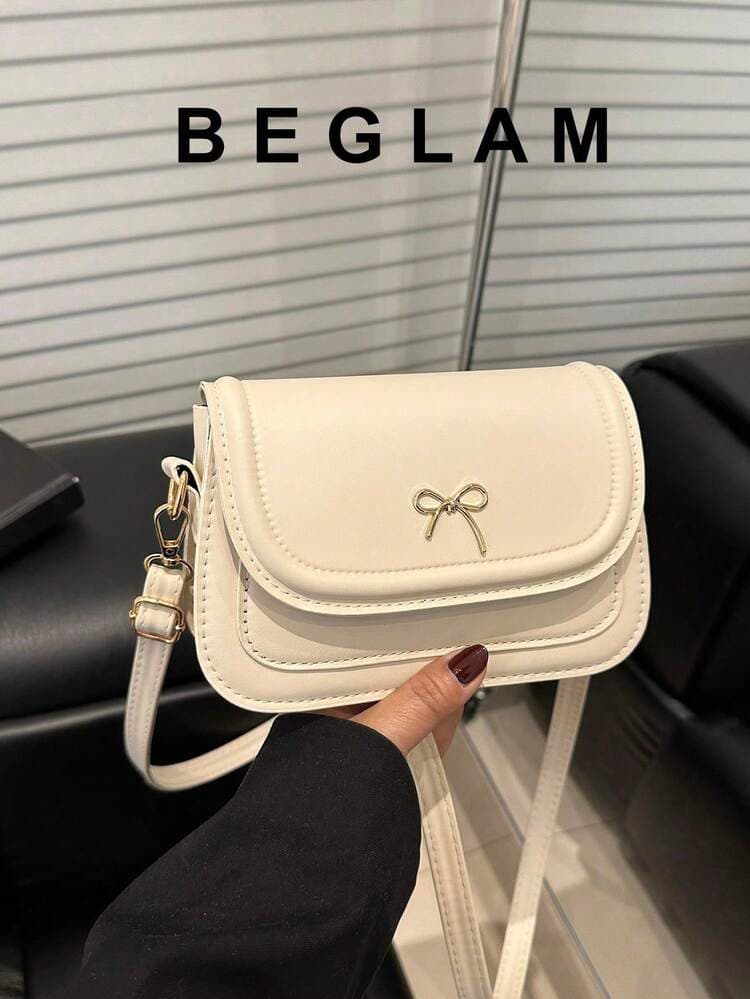 Cute Bow Mini Saddle Crossbody Bag detail photo 2 - Mini Bags at ShopKaar