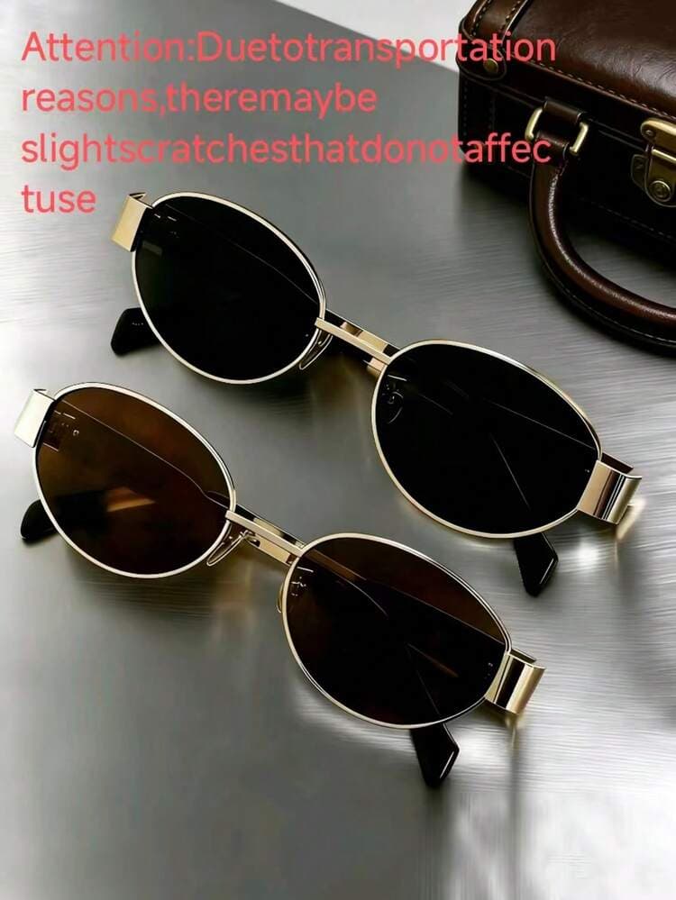 Oval Half-Frame Fashion Eyeglasses detail photo 5 - Eyewear at ShopKaar