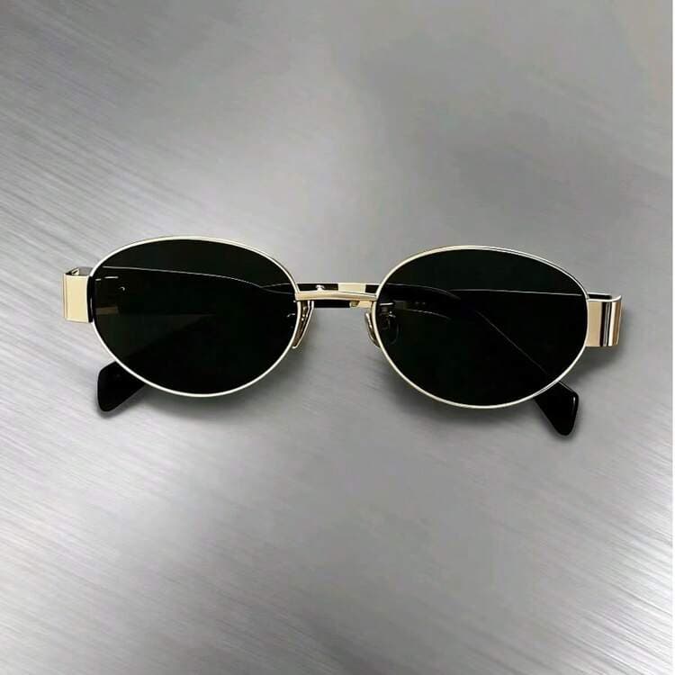 Oval Half-Frame Fashion Eyeglasses detail photo 6 - Eyewear at ShopKaar