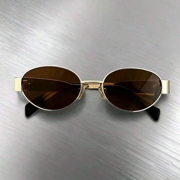 Oval Half-Frame Fashion Eyeglasses detail photo 7 - Eyewear at ShopKaar
