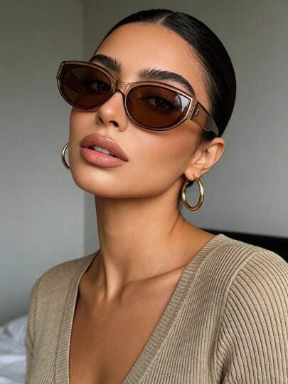 Retro Oval Small Frame Fashion Glasses main product photo - Eyewear at ShopKaar