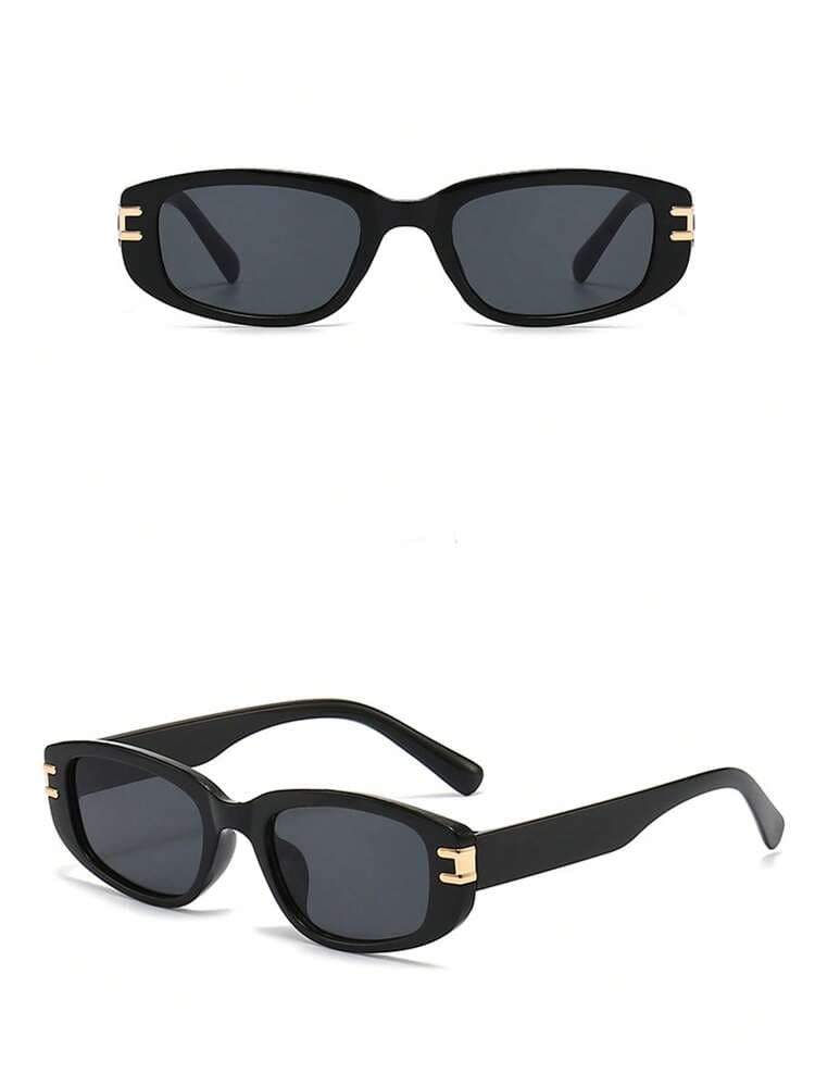 Retro Cat Eye Small Frame Black Glasses - Y2K detail photo 3 - Eyewear at ShopKaar