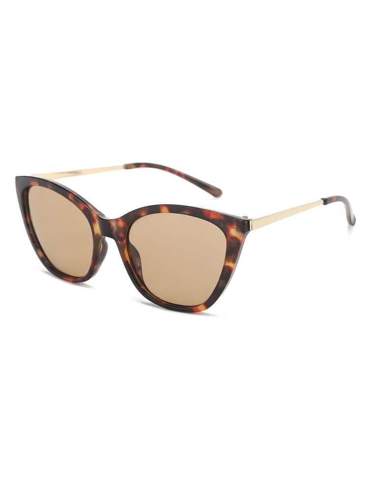 Women's Leopard Cat Eye Frame Fashion Glasses detail photo 5 - Eyewear at ShopKaar