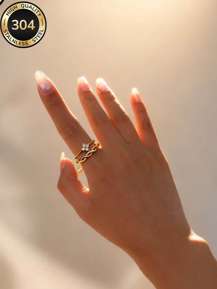 18K Gold Bamboo Knot Solitaire Ring detail photo 4 - Rings at ShopKaar