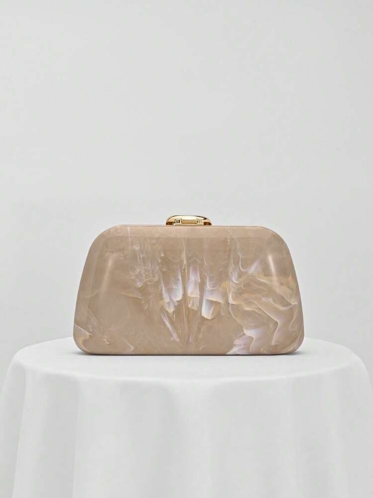 Black Velvet Clutch Bag with Rhinestone Chain detail photo 6 - Bags at ShopKaar